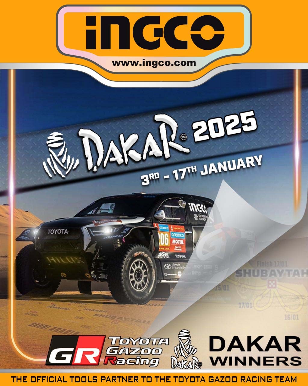 INGCO Sponsoring Dakar 2025