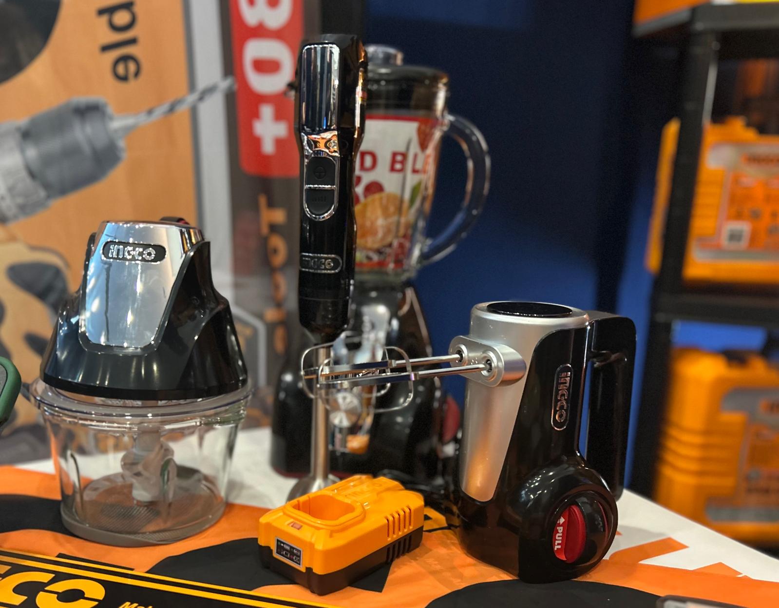 Ingco Cordless Kitchen Appliances sitting on a table