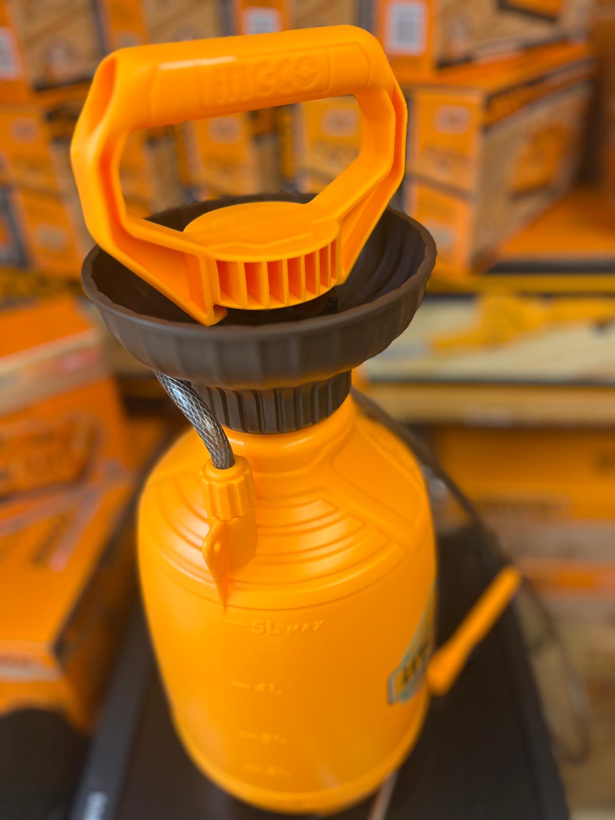 INGCO Pressure Sprayer 5L with Flexible Hose 2.5 Bar Pressure