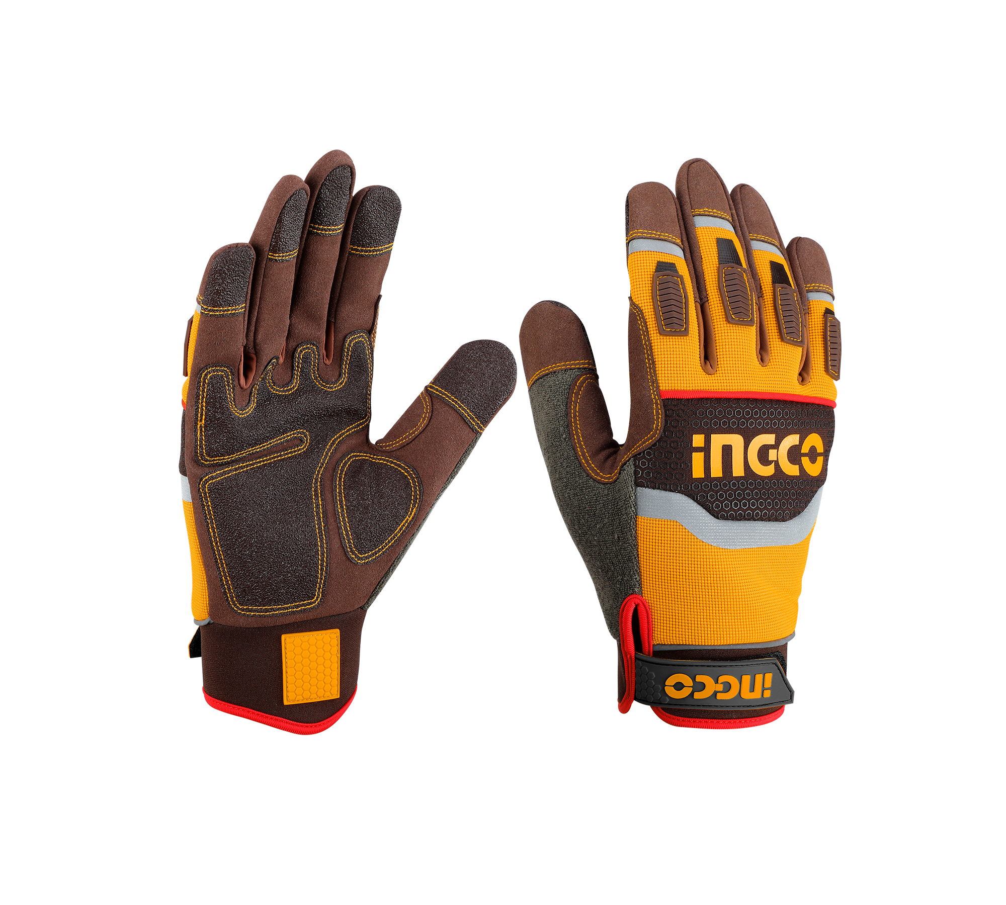 INGCO Gloves Mechanical/Multi-use PVC Reinforced