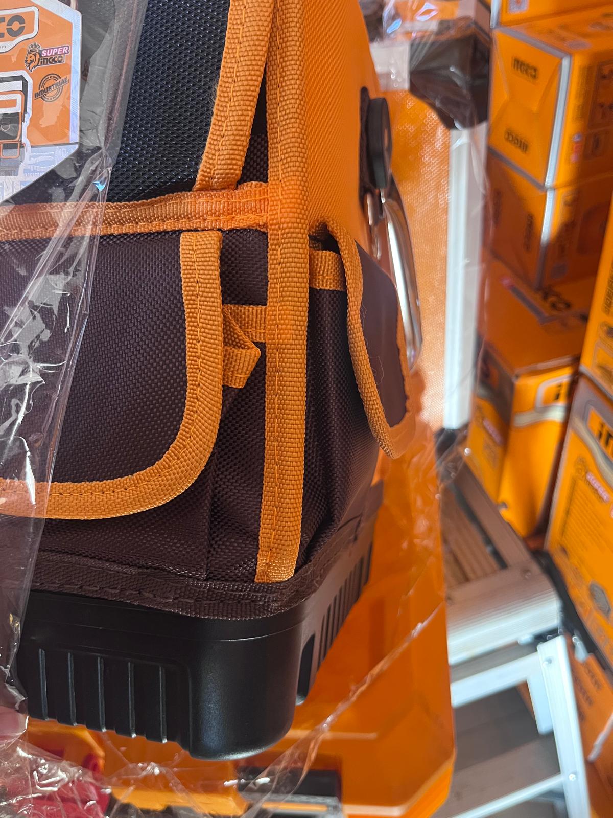 INGCO 16" Tool Bag 14 Pockets and Steel Handle