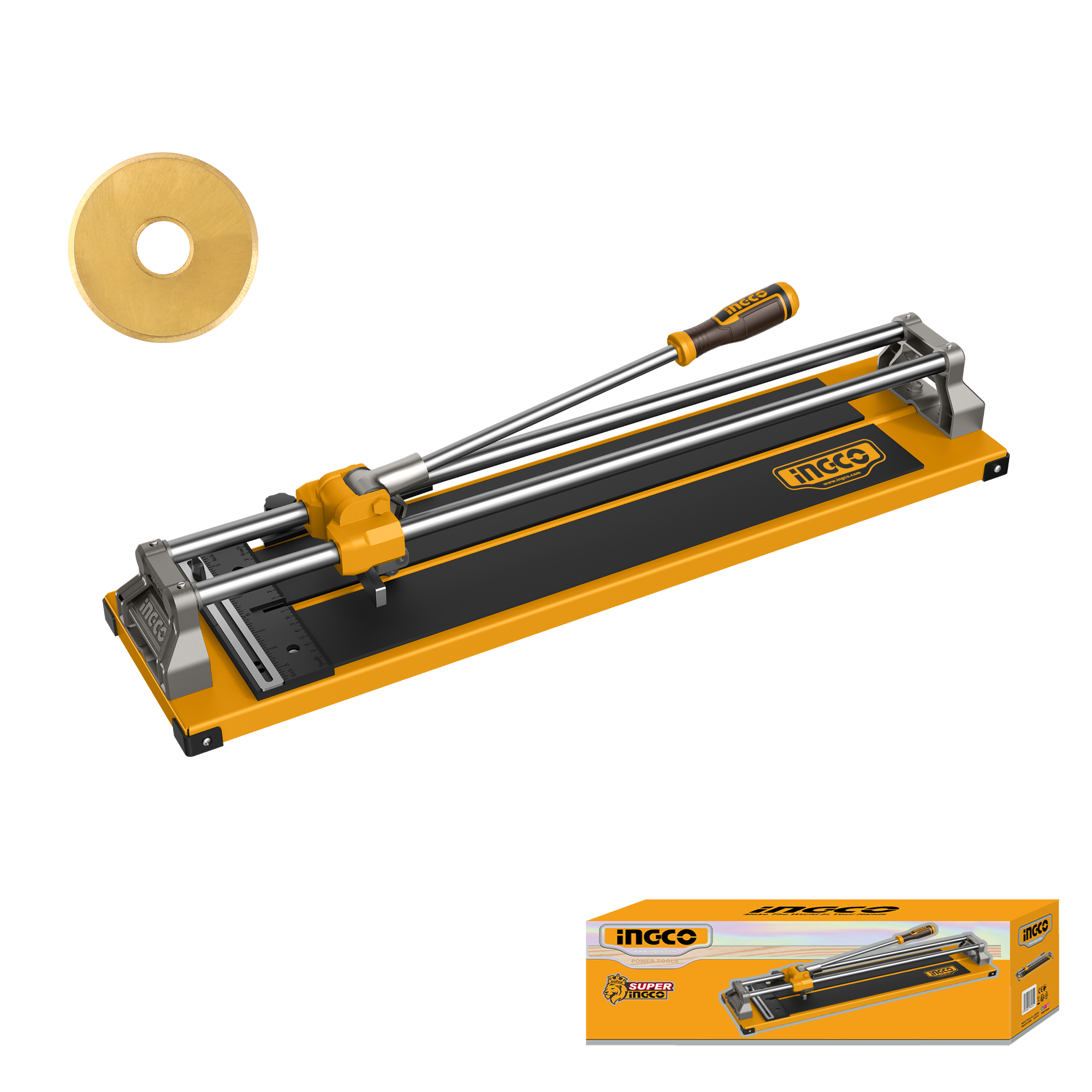 INGCO Steel Base Tile Cutter Cutting Length 600mm Cutting Thickness 14mm
