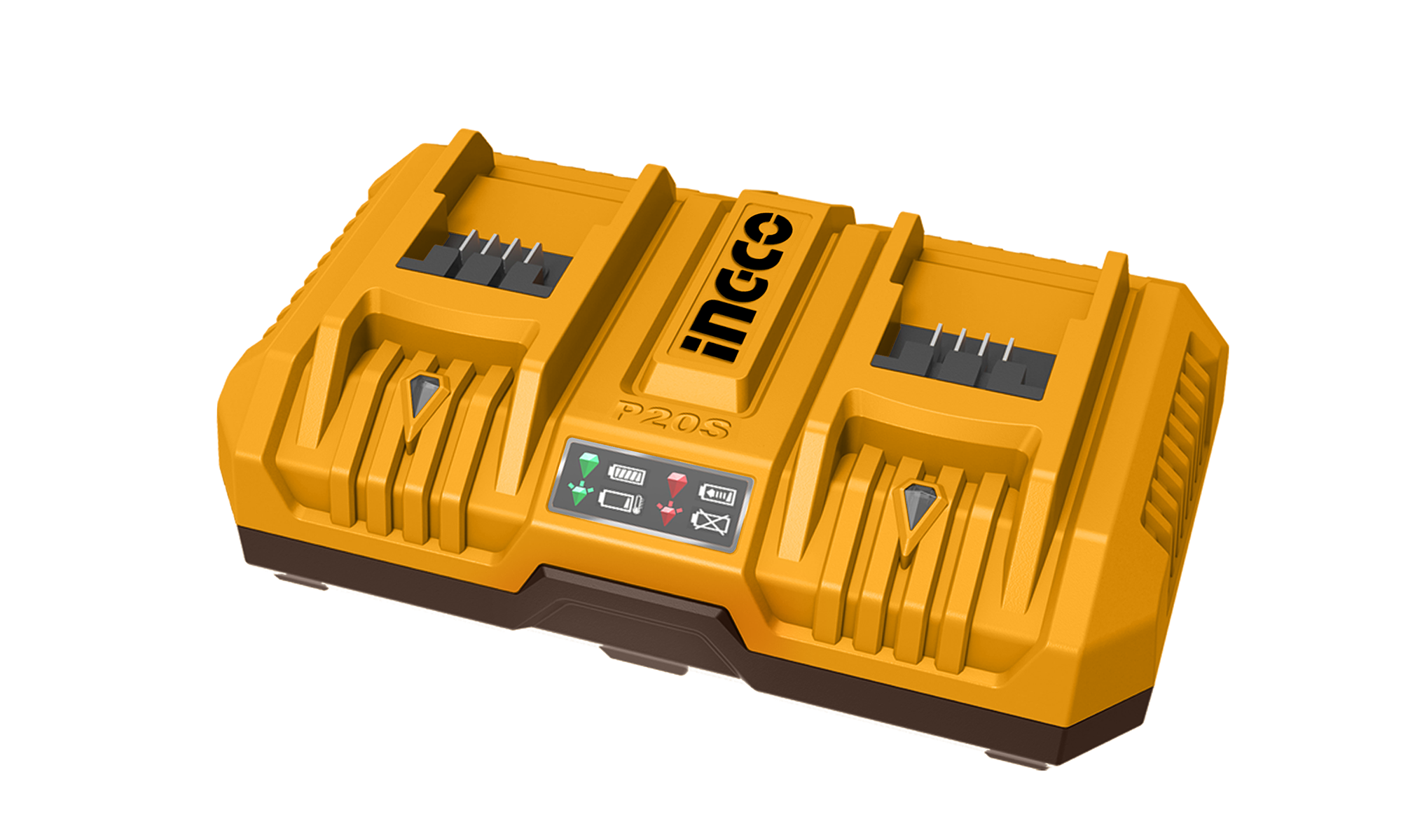 INGCO 4.0Ah 2-Port Lithium-Ion P20S Charger