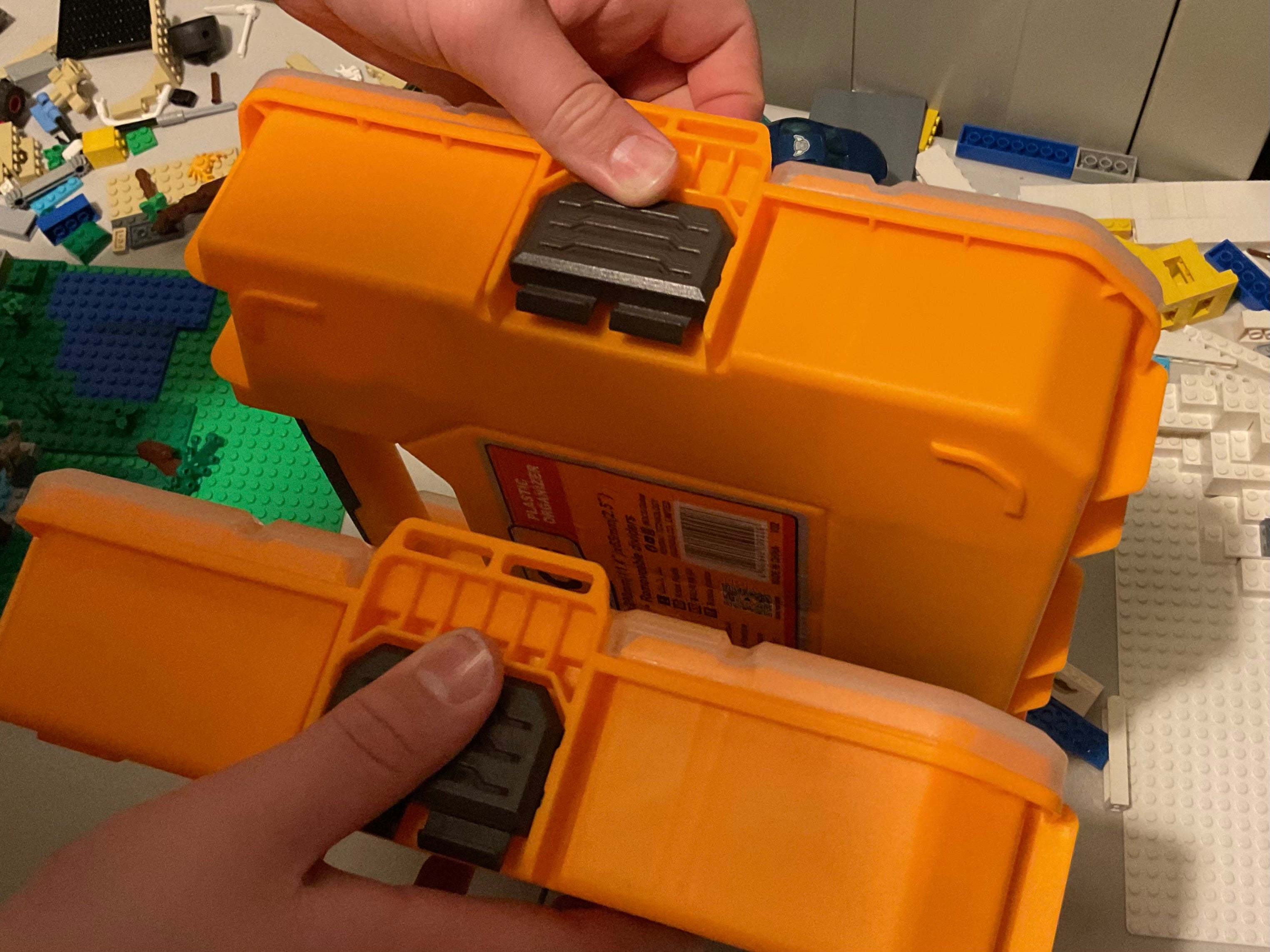 INGCO Plastic Organiser Stackable 15 Inch Small-Parts Storage Box