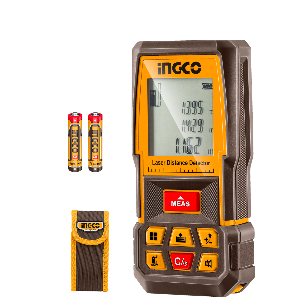 INGCO 70m Laser Distance Detector 8 Modes Area Volume | HLDD0708