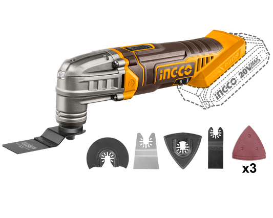INGCO 20V 6-Speed Oscillating Cordless Multi tool (Body Only)