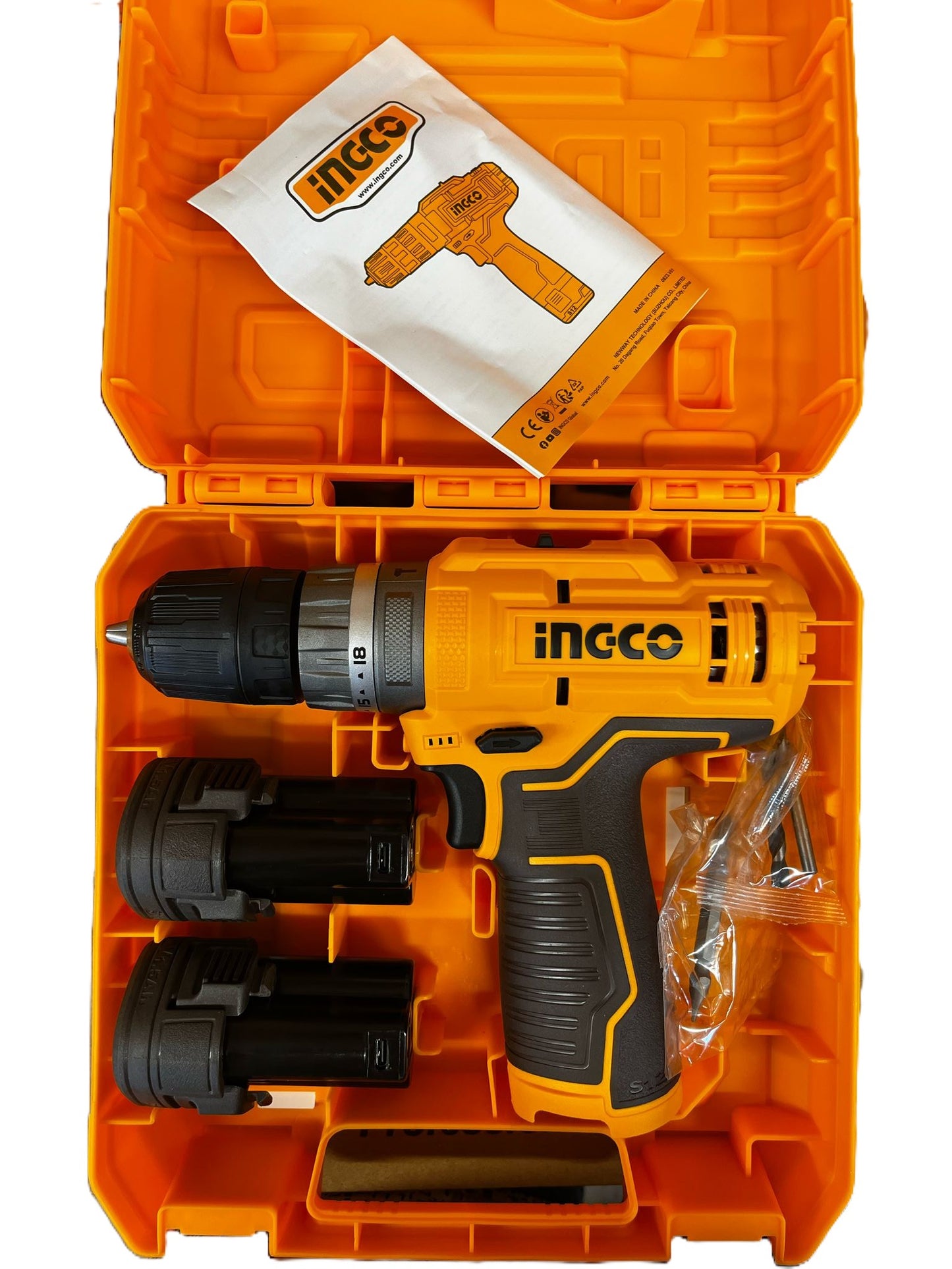 INGCO 12V  Impact Drill Brushless Cordless Light Weight (USB charger)