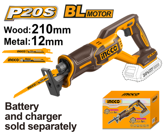 Cordless reciprocating saw