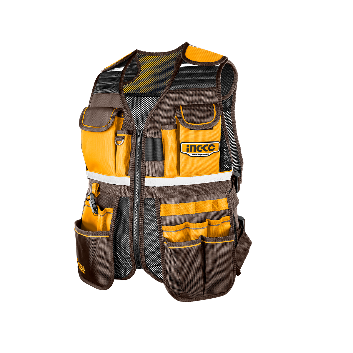 NEIGHBORHOOD 「TOOL POCKET / N-VEST」 INGCO Air-Mesh Tool Vest 17 Pockets Adjustable S-XXL | HTVT09028